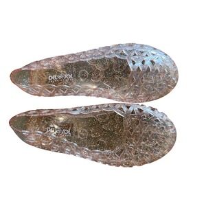 Del‎ Sol Color Change Glitter Jelly Flats Kids Shoes Sandals